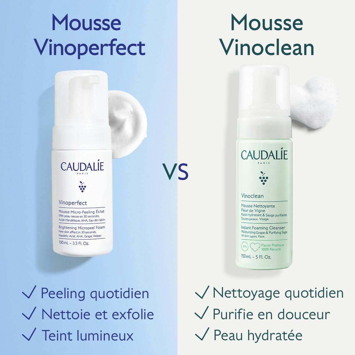 Mousse Micro-Peeling Éclat à l'Acide Mandélique (AHA) - 100ml