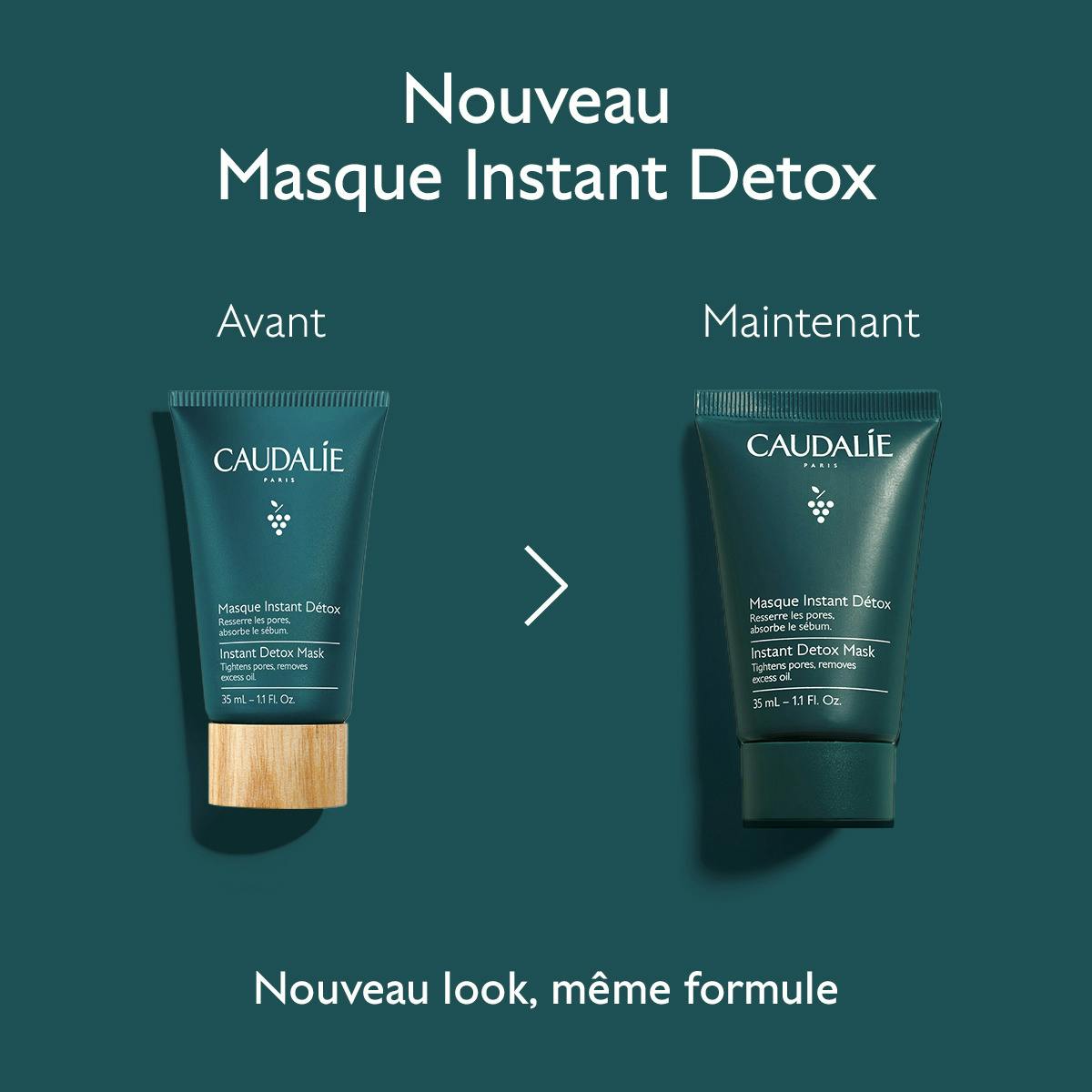 Masque Instant Détox à l'Argile Rose - 35ml